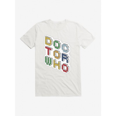 Doctor Who 13th Doctor Cubed Badge Unisex T-Shirt