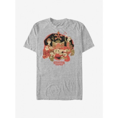Stranger Things DND Unisex T-Shirt - Grey Comfortable Design