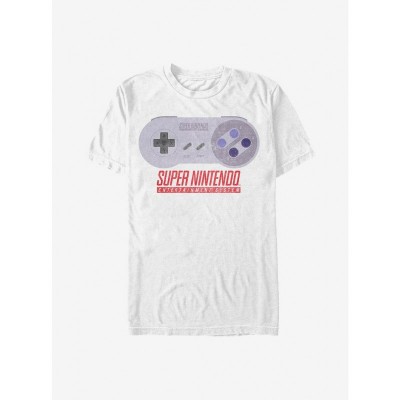 Nintendo Classic SNES Controller T-Shirt - Men's White