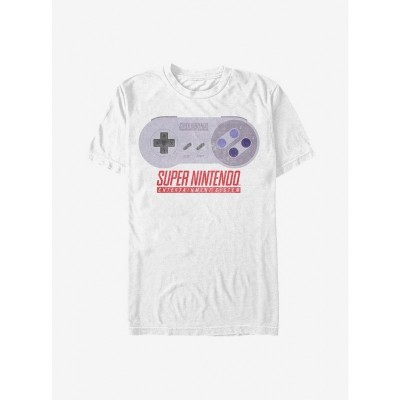 Nintendo Classic SNES Controller T-Shirt - Men's White
