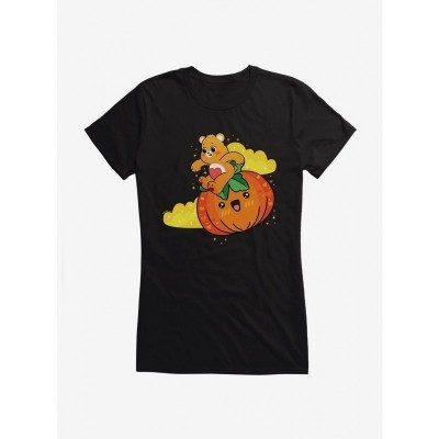 Care Bears Pumpkin Ride Junior Girls Cotton T-Shirt