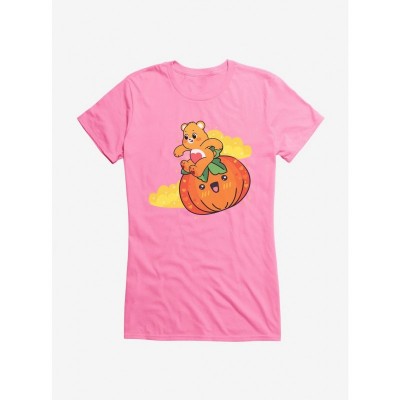 Care Bears Pumpkin Ride Junior Girls Cotton T-Shirt