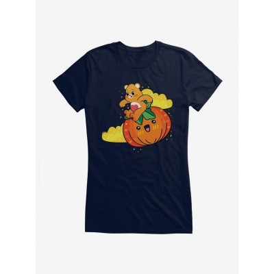 Care Bears Pumpkin Ride Junior Girls Cotton T-Shirt