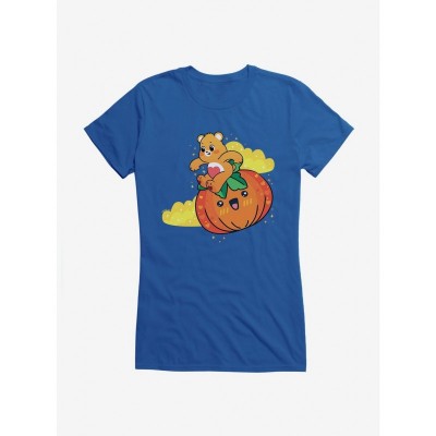 Care Bears Pumpkin Ride Junior Girls Cotton T-Shirt