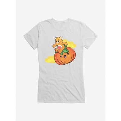 Care Bears Pumpkin Ride Junior Girls Cotton T-Shirt