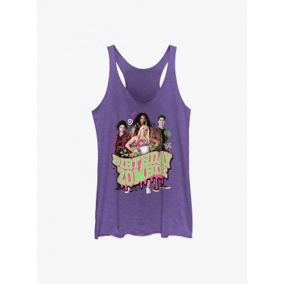 Disney Zombie Girls Birthday Tank Top - Purple Junior Size