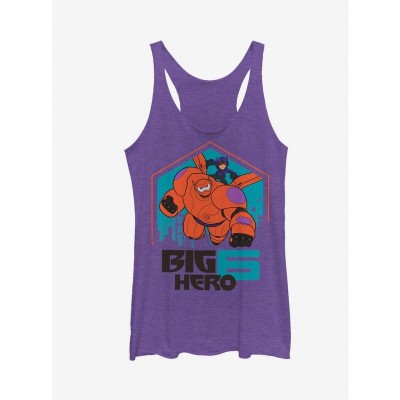 Big Hero 6 Baymax & Hiro San Fransokyo Purple Girls Tank Top