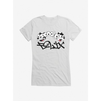 Felix Cat Split Personality Art Lightweight T-Shirt for Girls