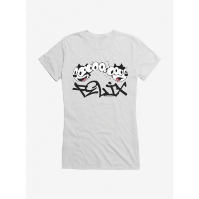 Felix Cat Split Personality Art Lightweight T-Shirt for Girls