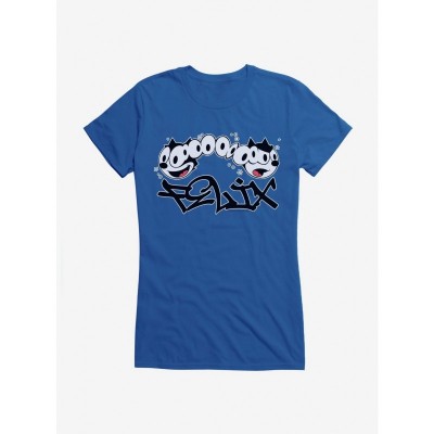 Felix Cat Split Personality Art Lightweight T-Shirt for Girls