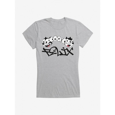 Felix Cat Split Personality Art Lightweight T-Shirt for Girls