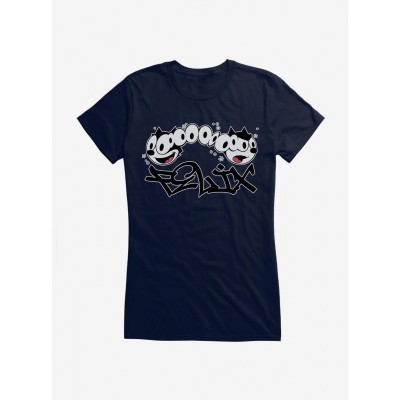 Felix Cat Split Personality Art Lightweight T-Shirt for Girls
