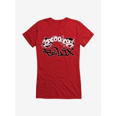 Felix Cat Split Personality Art Lightweight T-Shirt for Girls