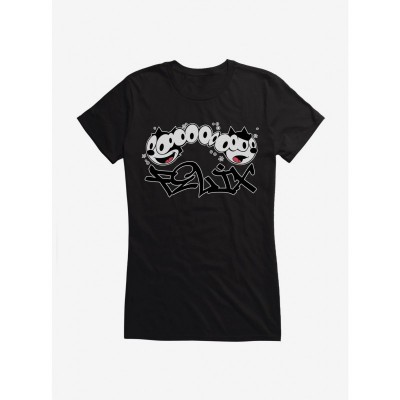 Felix Cat Split Personality Art Lightweight T-Shirt for Girls