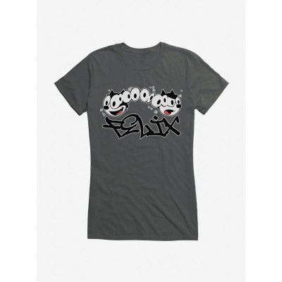 Felix Cat Split Personality Art Lightweight T-Shirt for Girls