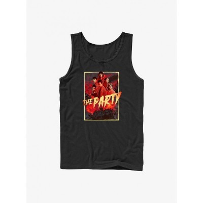 Stranger Things Party Tank Top in Black for Men