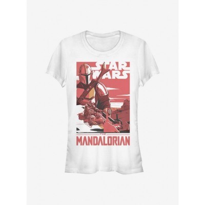 Mandalorian Mad Mando Graphic T-Shirt for Girls - White