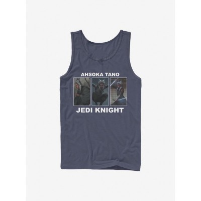 The Mandalorian Ahsoka Tano Battle Tank Tee - Blue for Men