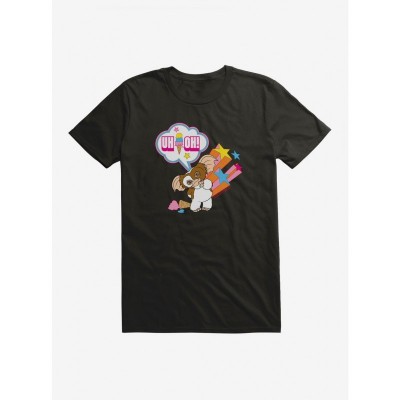 Adorable Gizmo from Gremlins Uh-Oh! Lightweight Men's Cotton T-Shirt
