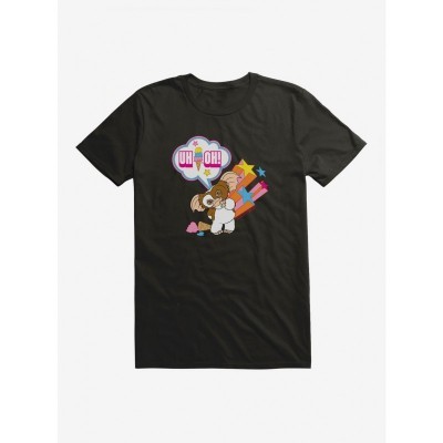 Adorable Gizmo from Gremlins Uh-Oh! Lightweight Men's Cotton T-Shirt