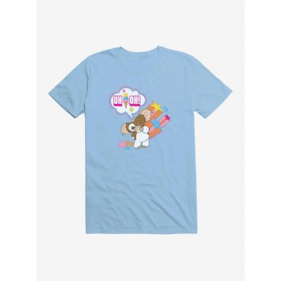 Adorable Gizmo from Gremlins Uh-Oh! Lightweight Men's Cotton T-Shirt