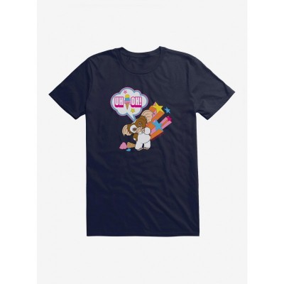 Adorable Gizmo from Gremlins Uh-Oh! Lightweight Men's Cotton T-Shirt