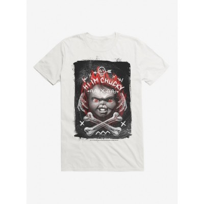 Chucky T-Shirt - Hi I'm Chucky Men's Lightweight Cotton Tee