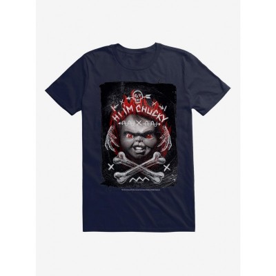 Chucky T-Shirt - Hi I'm Chucky Men's Lightweight Cotton Tee