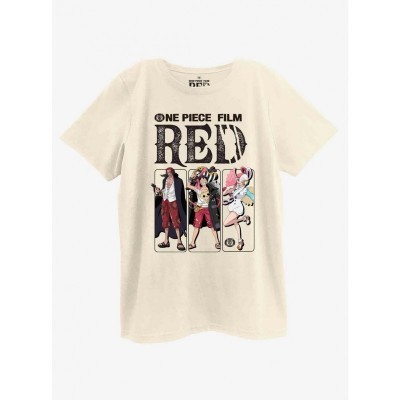 One Piece Film: Red Trio Design Boys Cotton T-Shirt