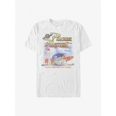 Disney Pixar Toy Story Pizza Planet White T-Shirt for Men