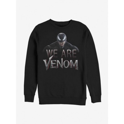 Marvel Venom Inspired Men's Black Sweatshirt