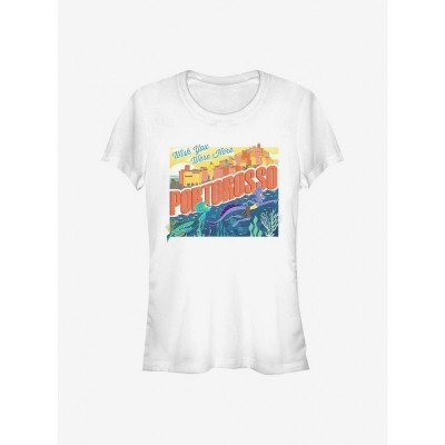 Disney Pixar Luca Graphic T-Shirt for Girls in White