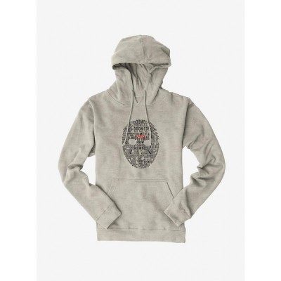 Friday The 13th Jason Mask Word Art Hoodie for Men