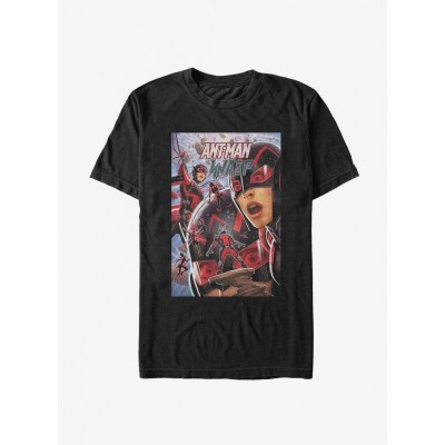 Marvel Ant-Man Black and Red Lightweight T-Shirt - Men's Size