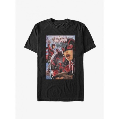 Marvel Ant-Man Black and Red Lightweight T-Shirt - Men's Size