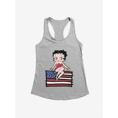 Betty Boop Cozy Sitting Figurine Girls Tank Top