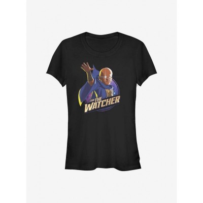 Marvel Watcher What If...? Lightweight Girls T-Shirt - Black
