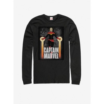 Marvel Captain Marvel T-Shirt - Black for Men