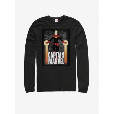 Marvel Captain Marvel T-Shirt - Black for Men