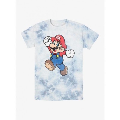 Nintendo Superhero Pose Tie-Dye T-Shirt - Unisex Multi Color