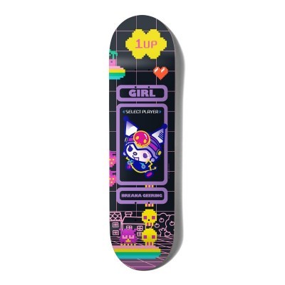 Girl x Sanrio Kawaii Arcade Kuromi Skateboard Deck