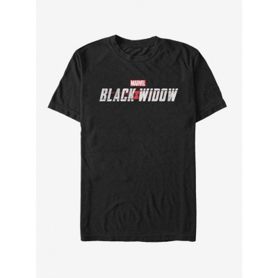 Marvel Black Widow Graphic Tee - Men's Black Cotton