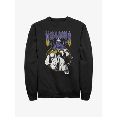 Disney Black Metal Villains Men's Sweatshirt