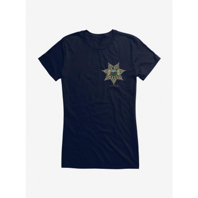 Twin Peaks Icon Sheriff Badge T-Shirt for Girls
