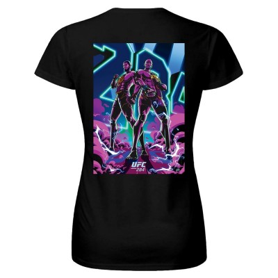 Women's Official UFC 284 Artist Series Graphic T-Shirt - Black