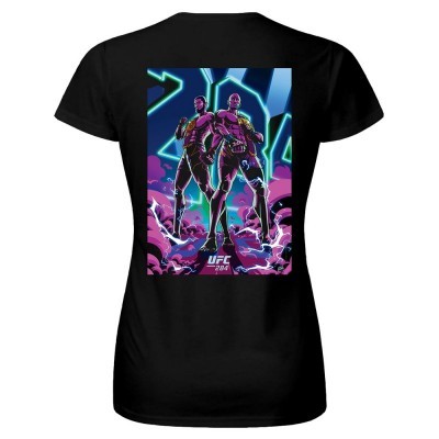 Women's Official UFC 284 Artist Series Graphic T-Shirt - Black