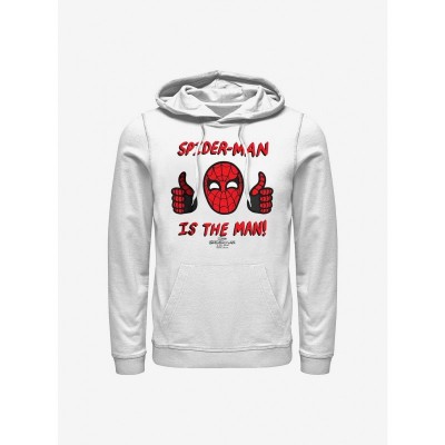 Marvel's Spidey Hoodie - White Unisex Men's