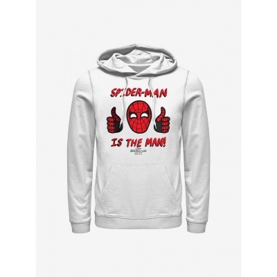 Marvel's Spidey Hoodie - White Unisex Men's