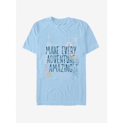Disney Every Adventure T-Shirt for Men - Blue Comfortable Cotton