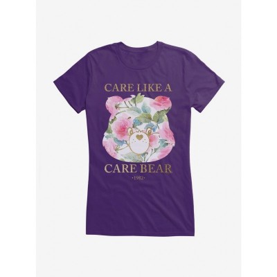 Care Bears Floral Graphic Tee for Girls